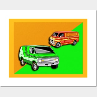 70's Vans Posters and Art